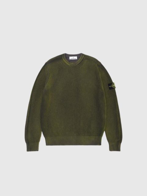 Stone Island FISHERMAN'S RIB ORGANIC COTTON WITH TWO-COLOR SPRAY
