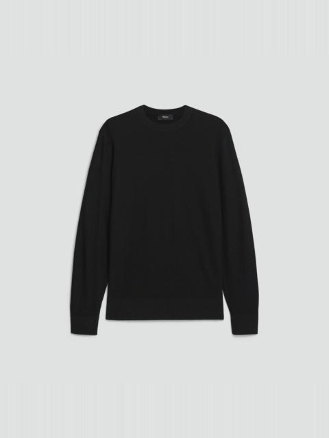 Theory Riland Crewneck Sweater in Light Bilen