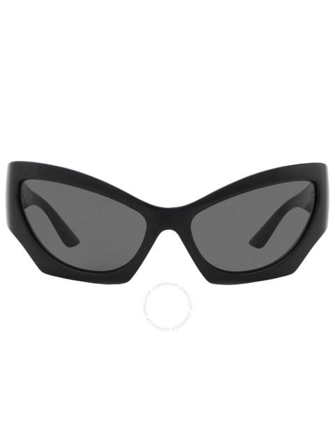 VERSACE Versace Dark Grey Cat Eye Ladies Sunglasses VE4450 GB1/87 60