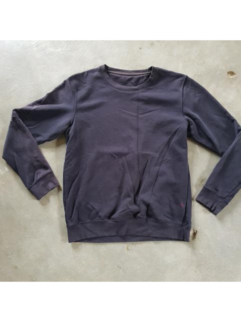 Other Designers Uniqlo - Vintage 90's UNIQLO Dark Blue Plain Sweatshirts Crewneck