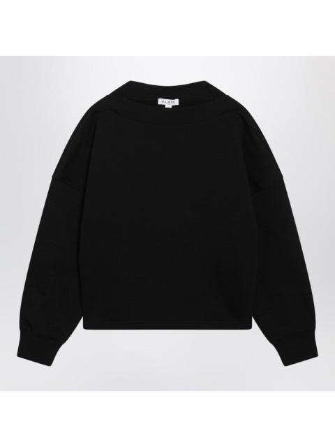 Alaïa Alaia Black Cotton Sweatshirt Women