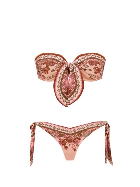 Zimmermann ASTER SCARF TIE BIKINI