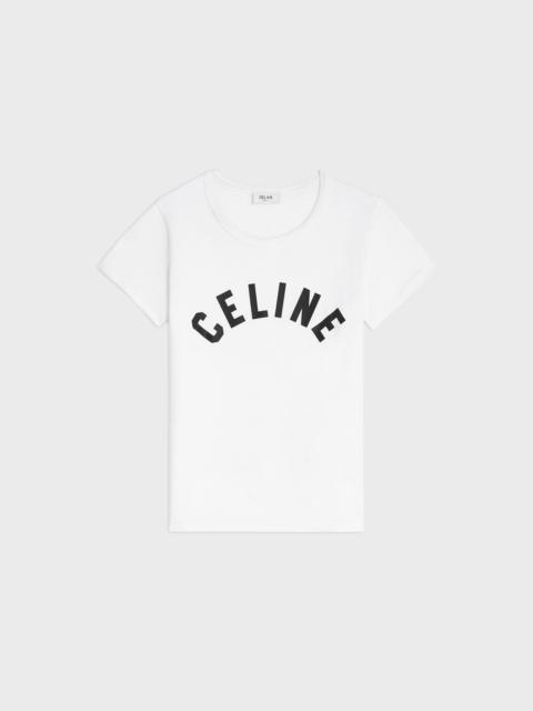 CELINE t-shirt IN RIBBED COTTON JERSEY
