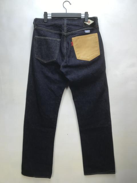 Other Designers Indian Motercycles - INDIANS MOTOCYCLE BY TOYO ENT SELVEDGE LEATHER POCKET PANT