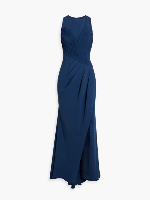 Other Designers Pleated crepe gown