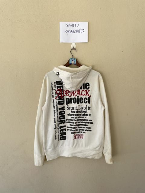 Other Designers Streetwear - AIRWALK GRAFFITI WHITE HOODIE