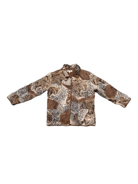 Other Designers Vintage Leopard printed Light Puffer