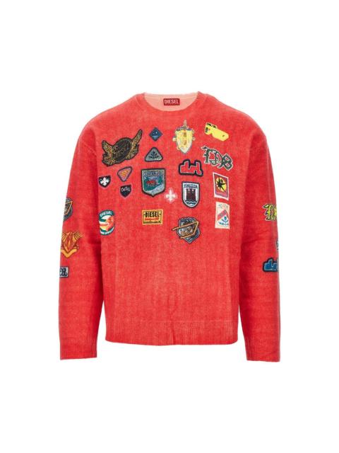 Diesel Diesel Men Printed Patches Wool Sweater