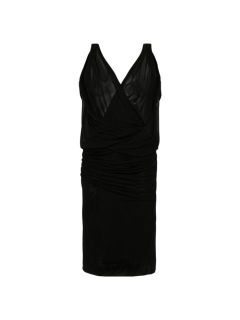 SAINT LAURENT V-necked Mini Dress