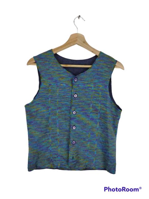 Other Designers Vintage - OFFER💥 Vintage Wool Knit Cardigan Vest Reversible