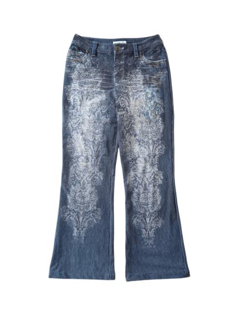 Other Designers Japanese Brand - Japanese Mistico tribal tattoo stripe bootcut pants