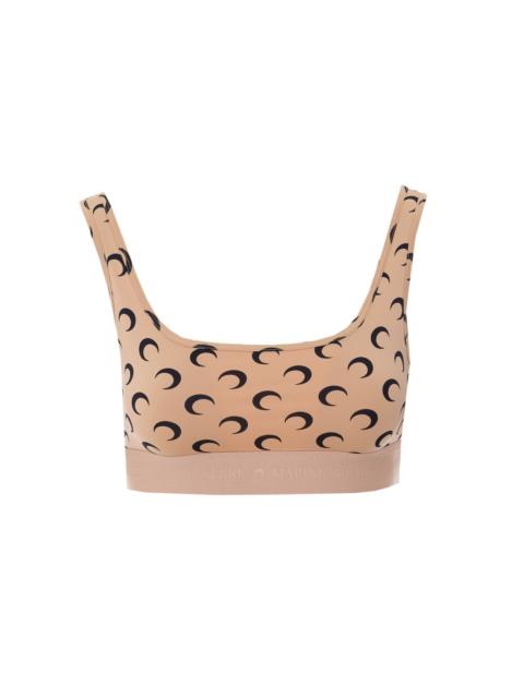Marine Serre Marine Serre Women Moon Print Sport Bra