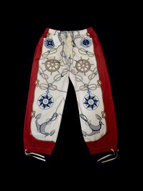 GUCCI Gucci Nautical Print Heavy Nylon Track Pants NWT