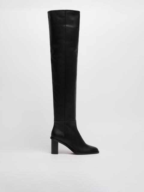 Max Mara CUISSARD80 Leather thigh-high boots