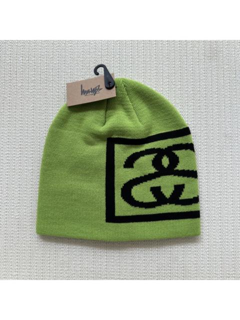 Stüssy Stussy SS Link Skull Cap Beanie Hat / Lime