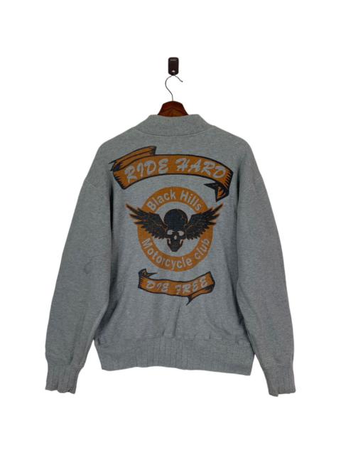 Other Designers VINTAGE RIDE HARD BLACK HILLS MOTORCYCLE CLUB REVERSIBLE