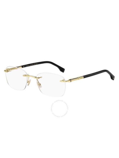 Hugo Boss - Open Box - Hugo Boss Demo Rectangular Men's Eyeglasses BOSS 1551/C 0RHL 54