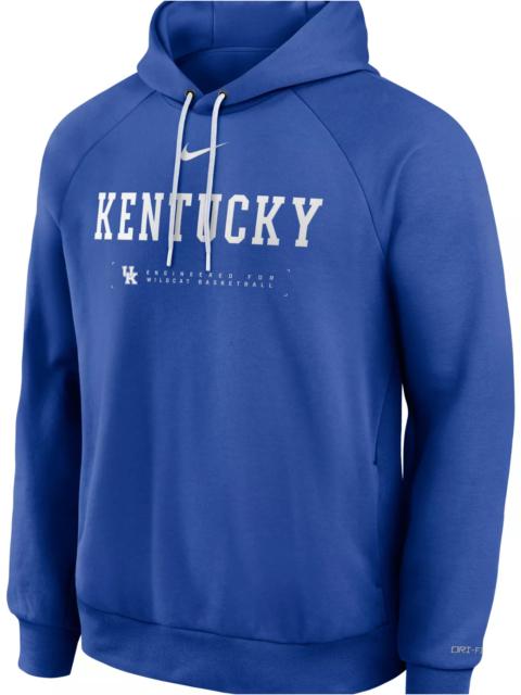 Nike Nike Men's Kentucky Wildcats Game Royal Courtside Practice Hoodie