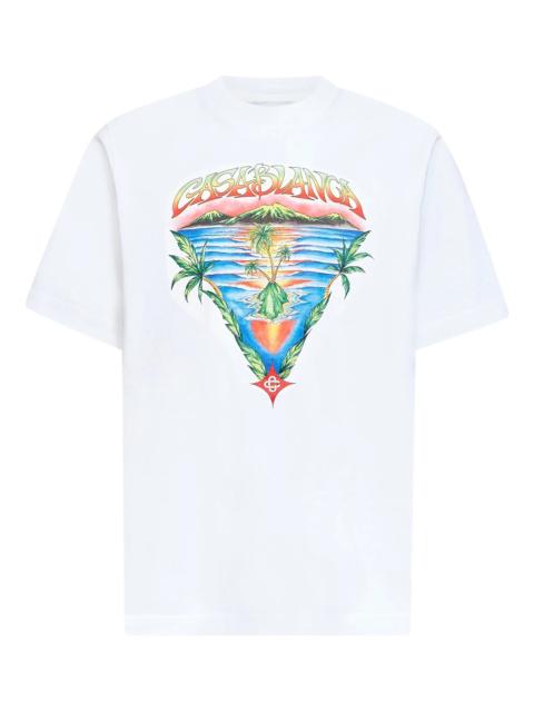 CASABLANCA Casablanca Innocence Triangle T-shirt