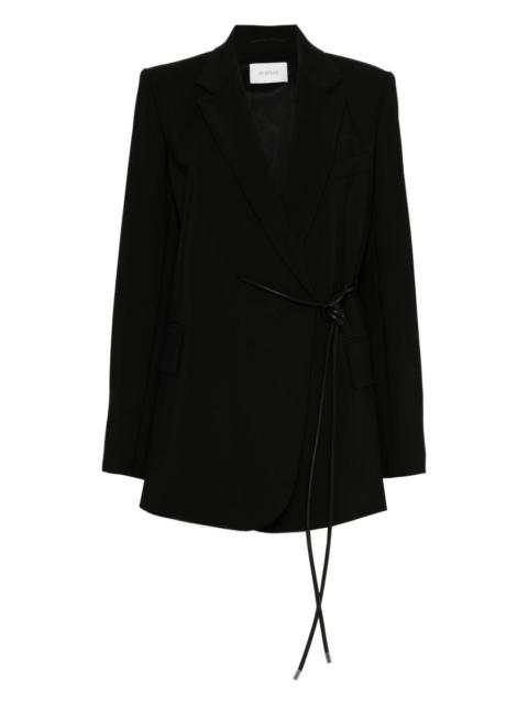 Sportmax self-tie wrap blazer