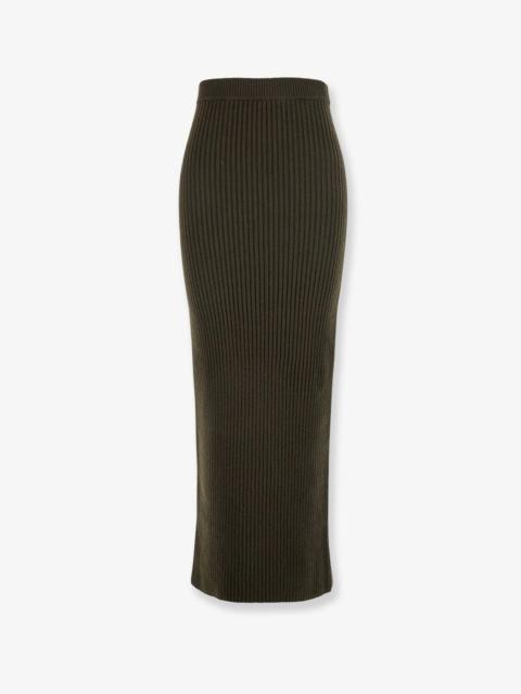 Max Mara Max Mara Women Boris Wool And Cashmere Long Skirt
