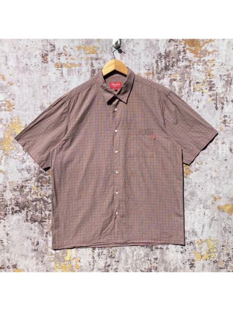 Supreme Supreme Plaid S/S Spring Summer 2019 Collection Shirt