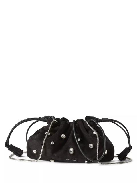 VERONICA BEARD Small Crystal & Suede Bag