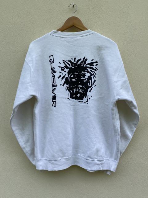 Other Designers Vintage 90s Quiksilver Warpaint Artwork Sweatshirt