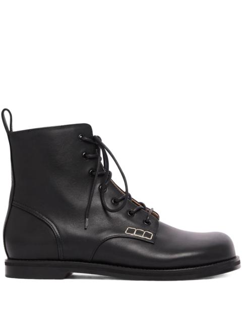 JW Anderson Jw Anderson Lace-up Leather Boots