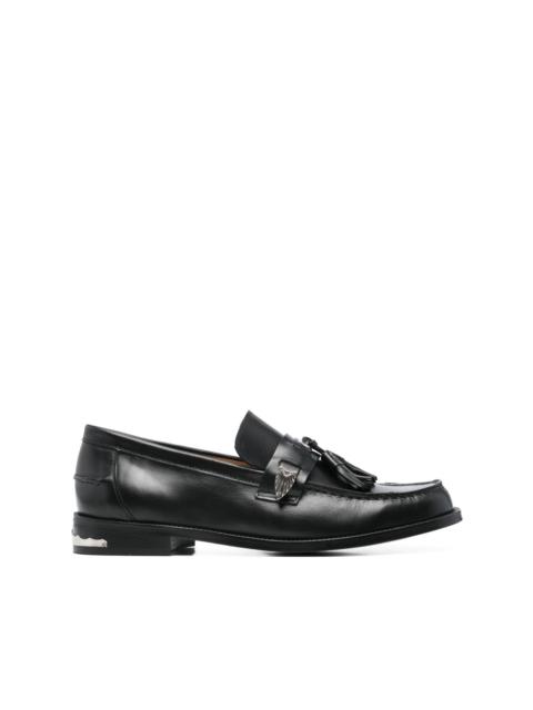leather loafers