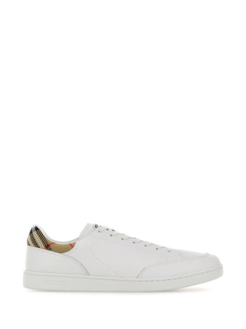 Burberry White leather Set sneakers