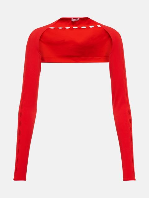 Alaïa Cutout technical bolero