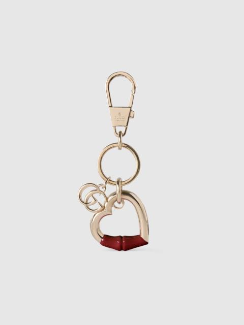 GUCCI Heart-shaped keychain