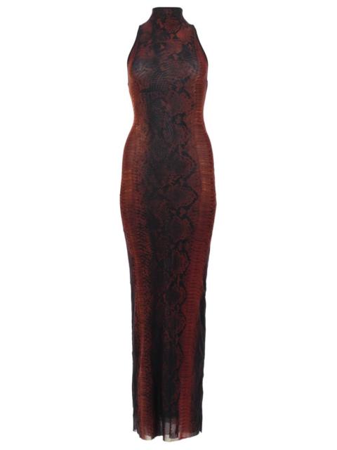 Jean Paul Gaultier Jean Paul Gaultier Women Abito Lungo Con Stampa Pitone