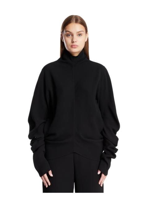 The Row Black Miles Silk Top