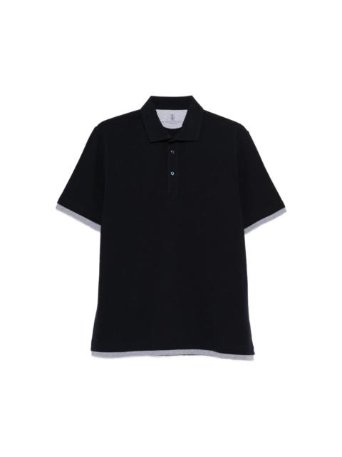 Brunello Cucinelli Brunello Cucinelli Blue Polo Shirts Men