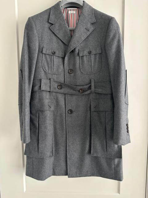 Thom Browne Norfolk High-Break Overcoat