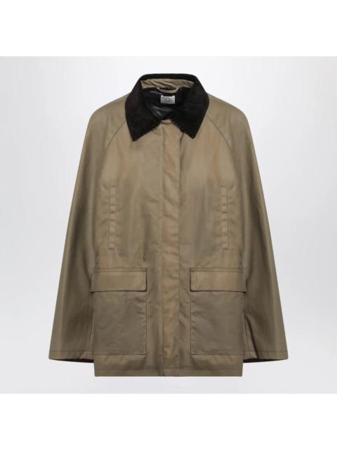 TOTEME TOTEME Desert Beige Waxed Cotton Country Jacket New & Authen