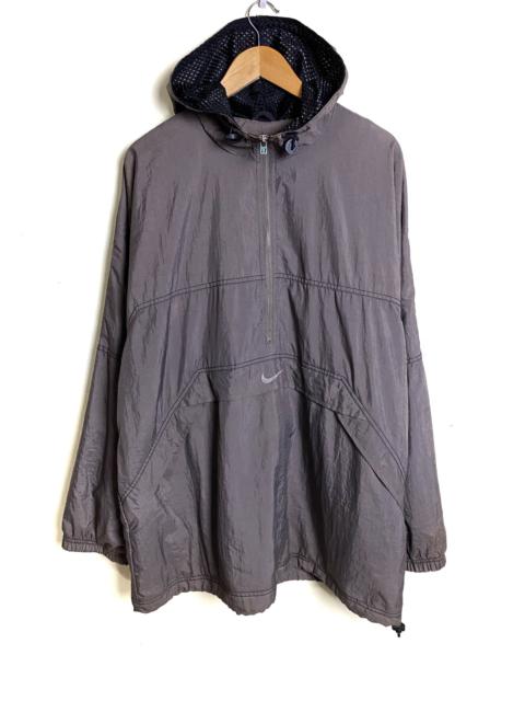 Nike Vintage NIKE Small Logo Anorak Jacket With Hoodie