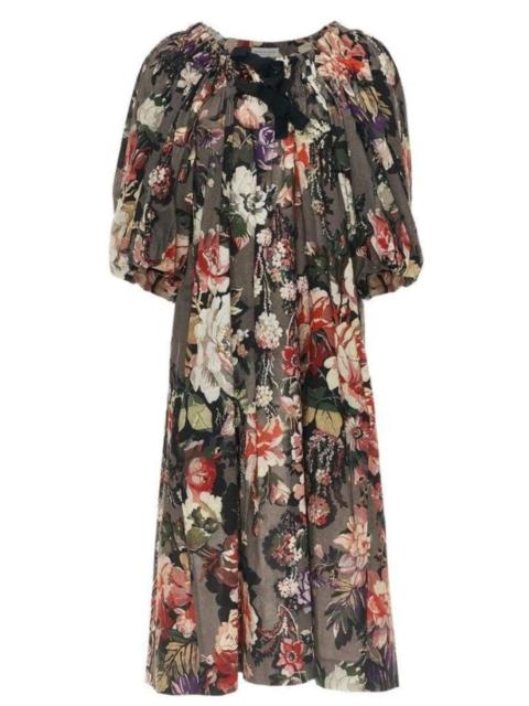 Dries Van Noten Off-the-Shoulder Cotton Midi Dress