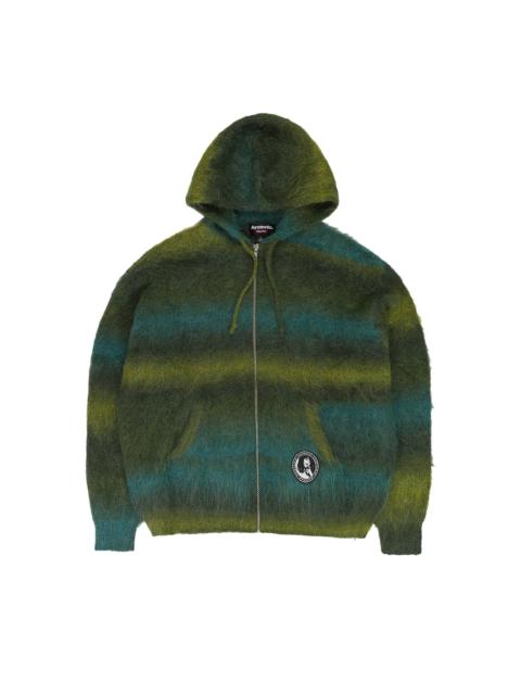 Supreme Supreme x HYSTERIC GLAMOUR Mohair Zip Up Hooded Sweatshirt 'Olive'