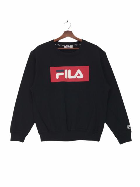 Other Designers Vintage - Vintage Fila Box Logo Medium Size Sweatshirt.