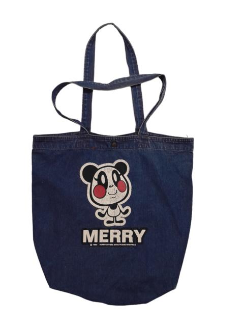 Other Designers 1995 Super Lovers x Anime Japan Denim Tote (E517)