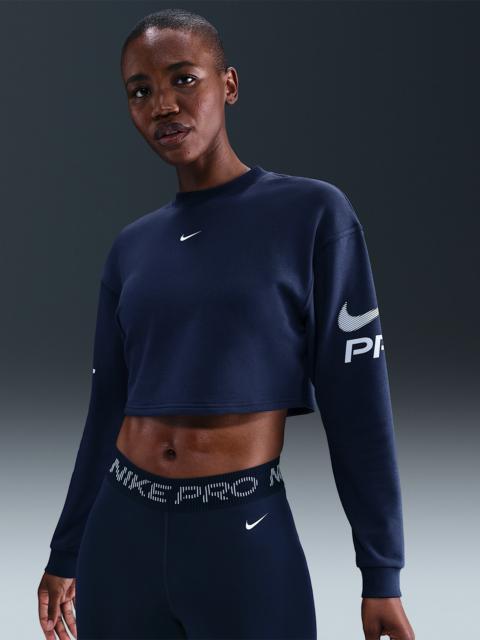 Nike Nike Pro Women's Dri-FIT Loose Crew-Neck French Terry Sweatshirt