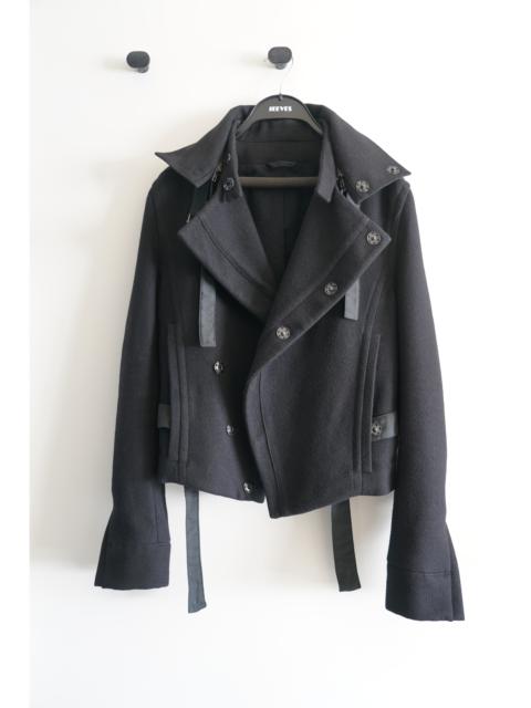 Ann Demeulemeester FW12 Double Breasted Bomber Jacket