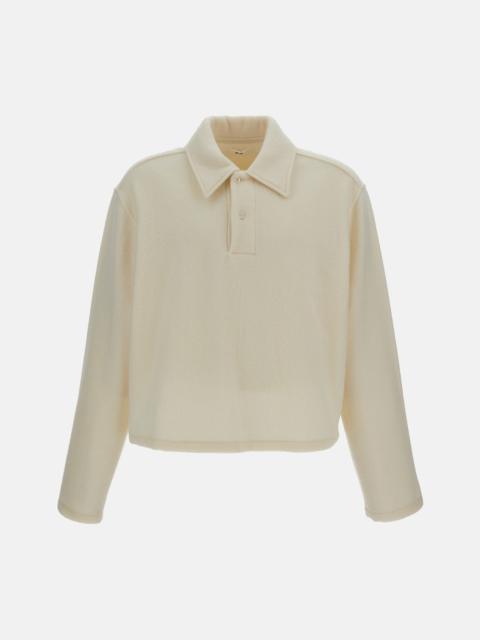 RIER Rier Men Wool Fleece Polo