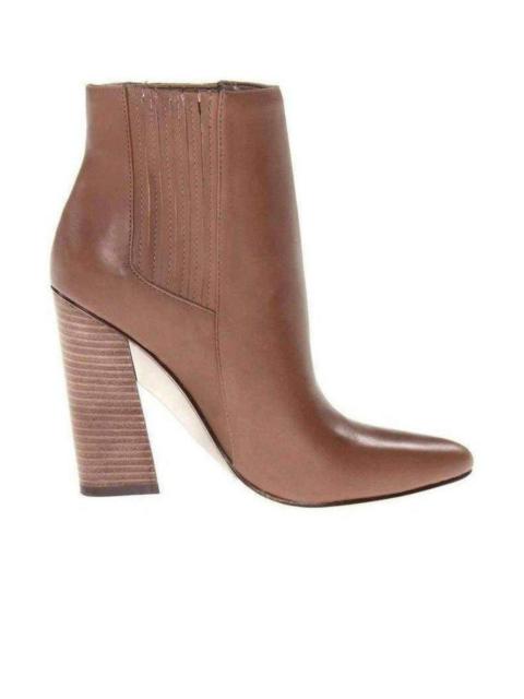 Other Designers Metild Beige Leather High Heel Bootie