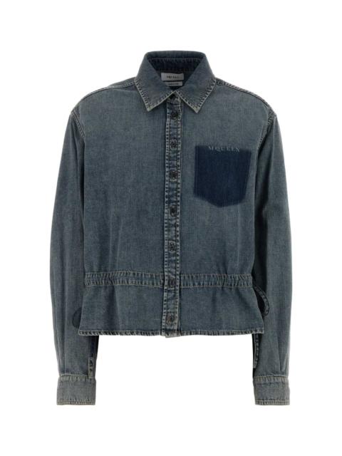 Alexander McQueen Alexander Mcqueen Women Denim Shirt