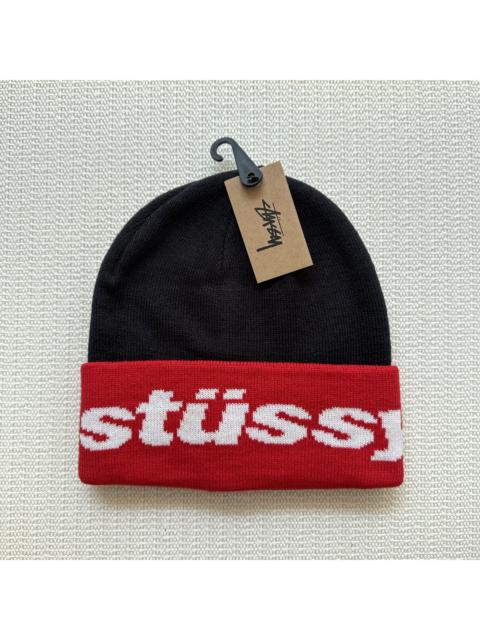 Stüssy Stussy Helvetica Beanie Hat / Black