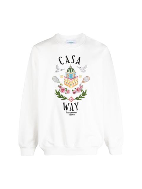 Casa Way cotton sweatshirt